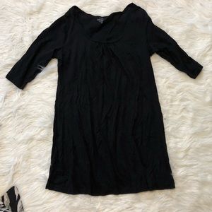 Black t shirt dress